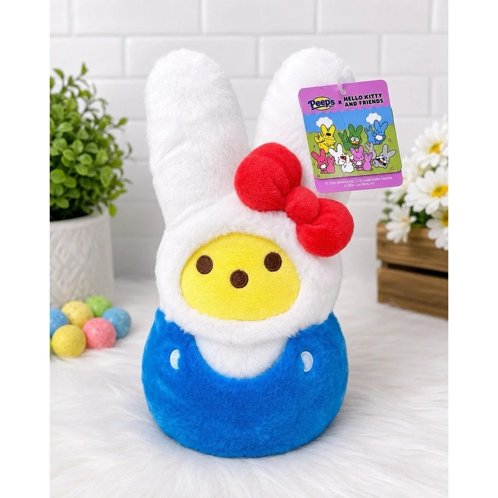 Peeps x Hello Kitty & Friends Bunny Plush NWT Sanrio Easter Collectible